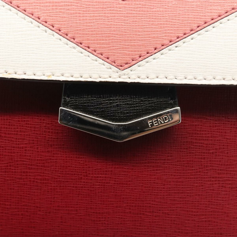 【日本直送】FENDI Demi Jour Bag Bugs Monster 手提包 皮革 2 款可選 紅色 銀色 正品 BA5782-17