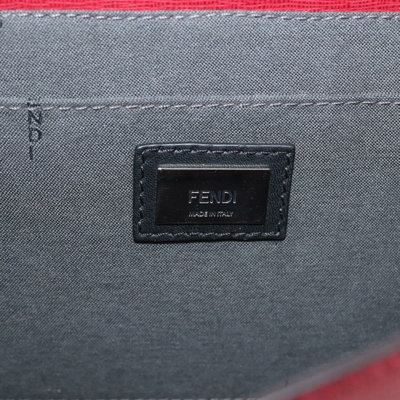 【日本直送】FENDI Demi Jour Bag Bugs Monster 手提包 皮革 2 款可選 紅色 銀色 正品 BA5782-20