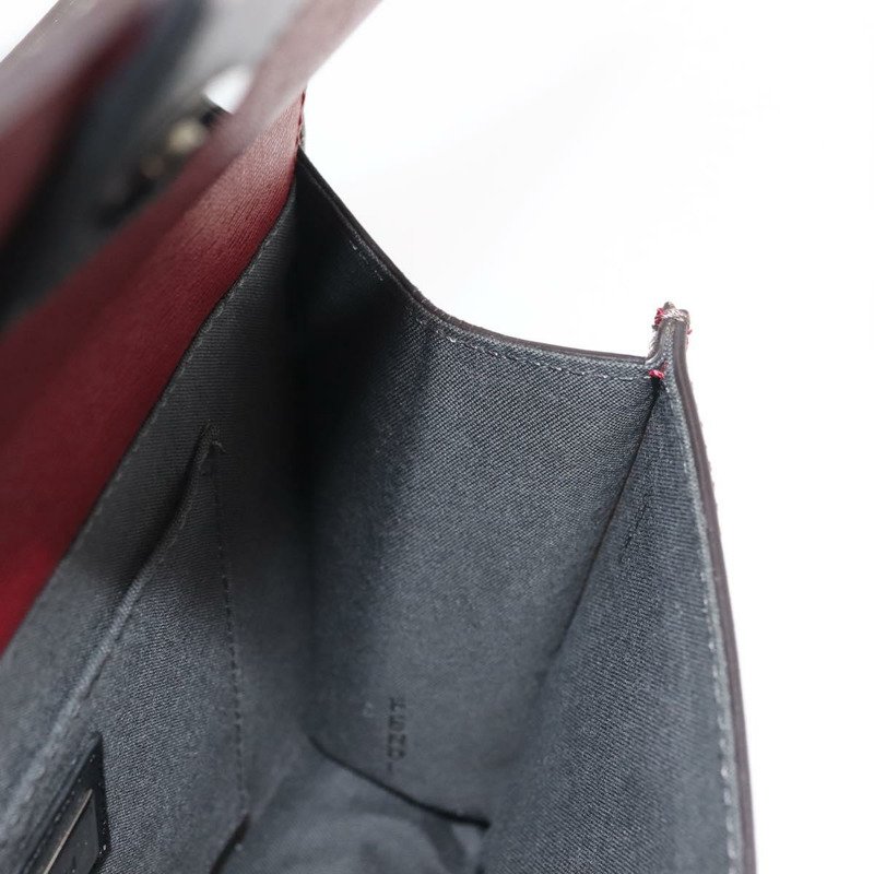 【日本直送】FENDI Demi Jour Bag Bugs Monster 手提包 皮革 2 款可選 紅色 銀色 正品 BA5782-21