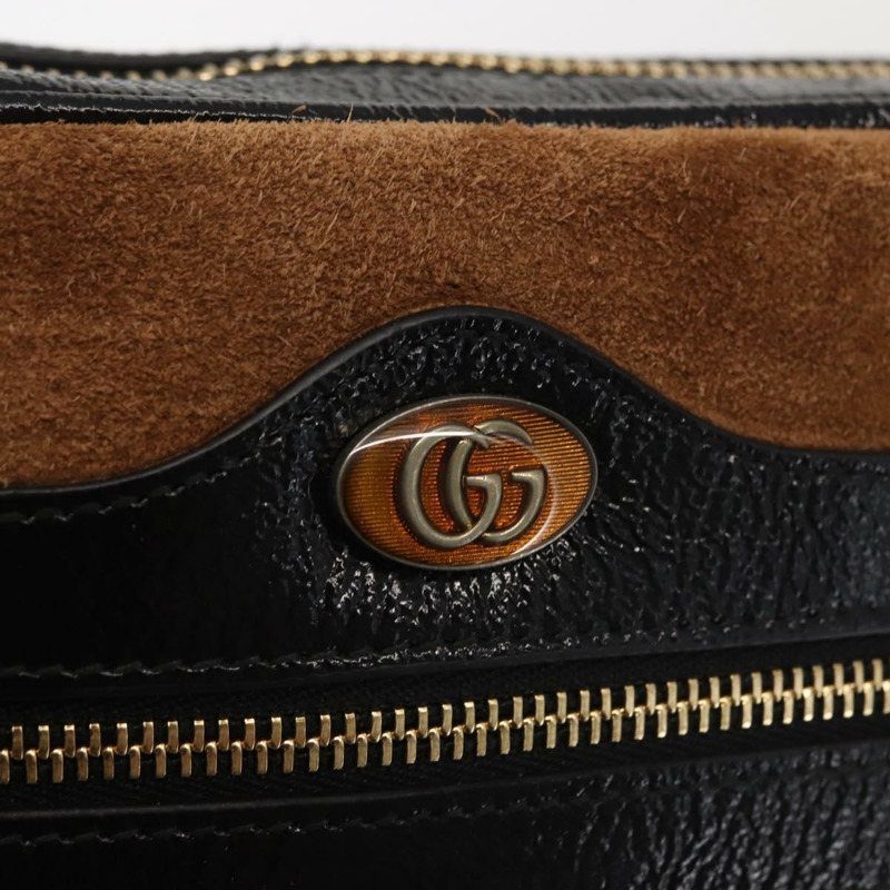 【日本直送】GUCCI Ofidia Web Sherry Line 單肩包 絨面革 棕金色 573321 正品 BA5826-16