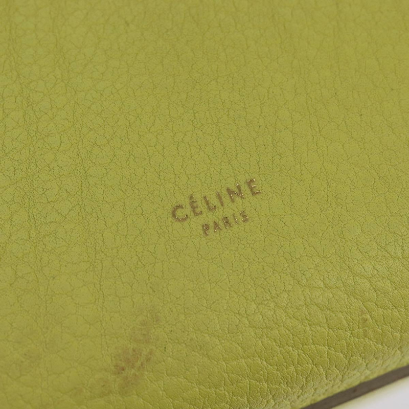 【日本直送】CELINE 泰國迷你手提包皮革黃金正品 BA5808-9