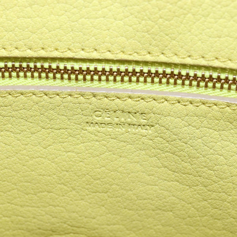 【日本直送】CELINE 泰國迷你手提包皮革黃金正品 BA5808-16