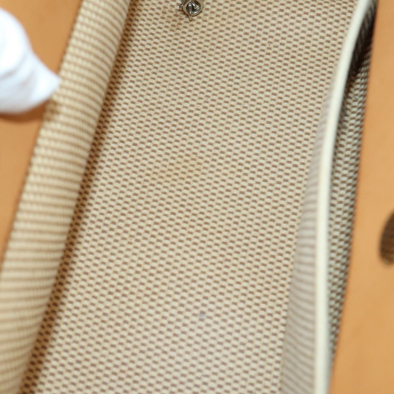 【日本直送】HERMES Her Bag Cabus GM 手提包帆布皮革米色正品 143299-10