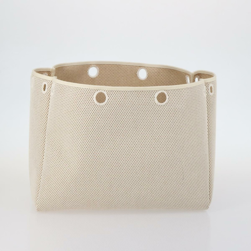 【日本直送】HERMES Her Bag Cabus GM 手提包帆布皮革米色正品 143299-21