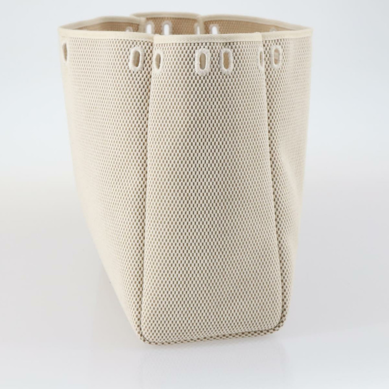 【日本直送】HERMES Her Bag Cabus GM 手提包帆布皮革米色正品 143299-22