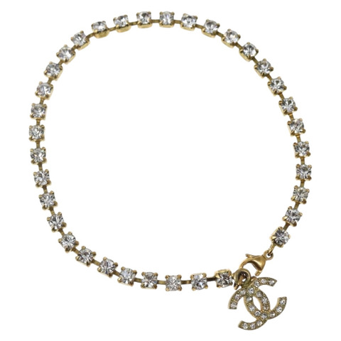 CHANEL Bijoux 腳鍊 金屬 金 CC 正品 BA5778V