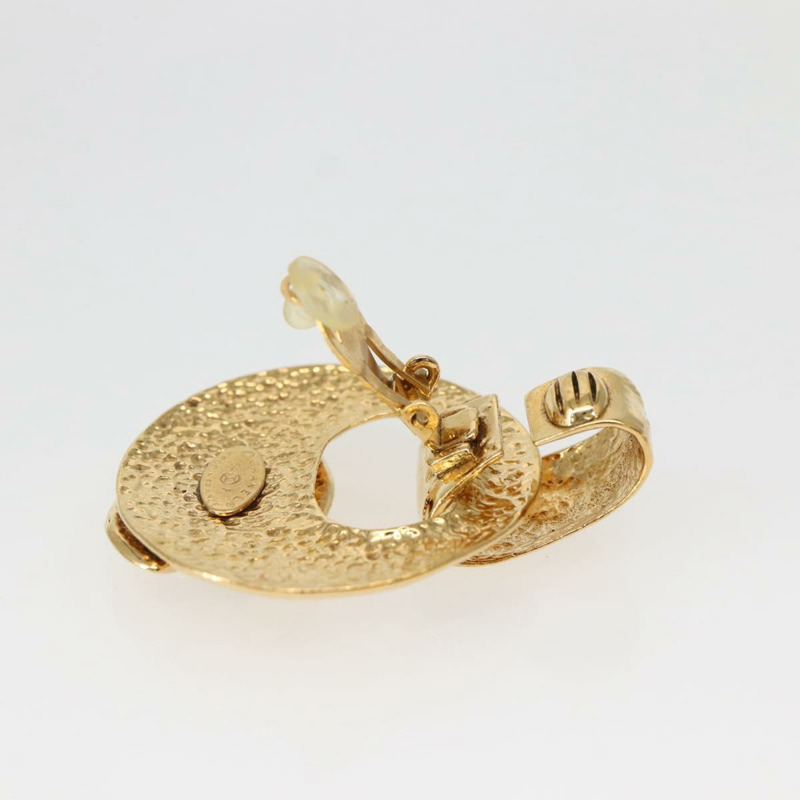 【日本直送】香奈兒耳環金屬金 CC 正品 BA5792V-3