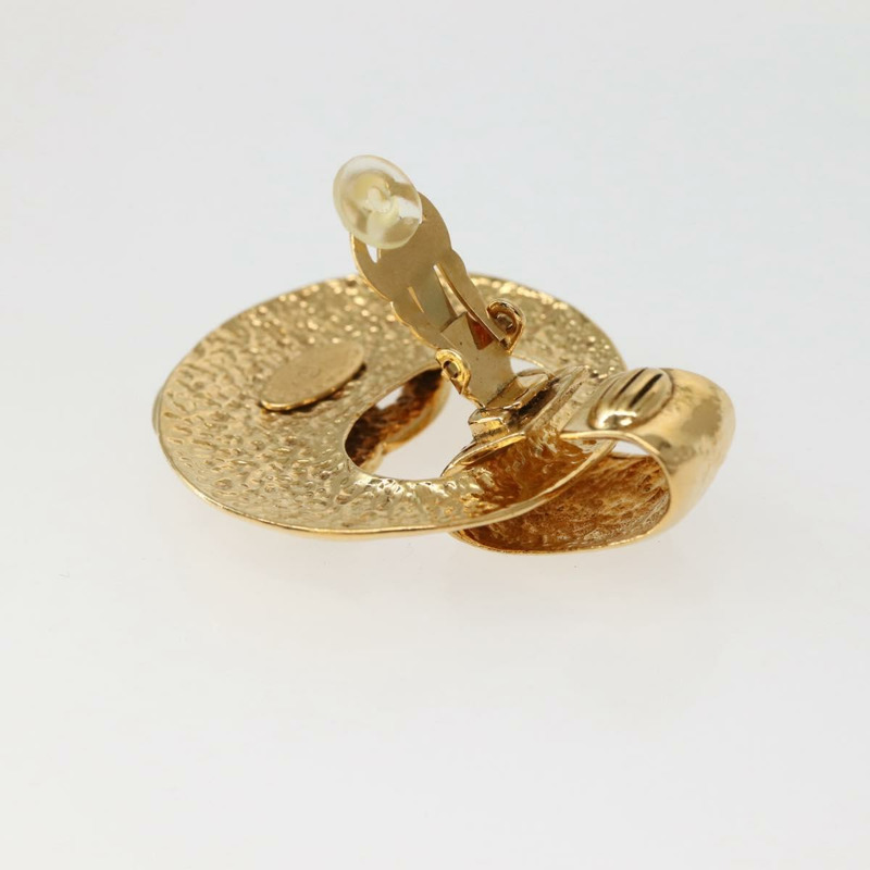 【日本直送】香奈兒耳環金屬金 CC 正品 BA5792V-4