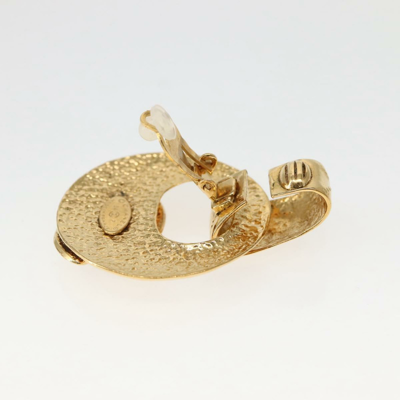 【日本直送】香奈兒耳環金屬金 CC 正品 BA5792V-9