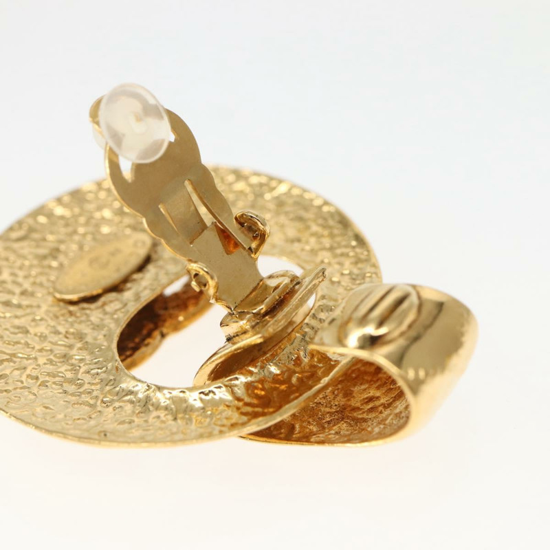 【日本直送】香奈兒耳環金屬金 CC 正品 BA5792V-11