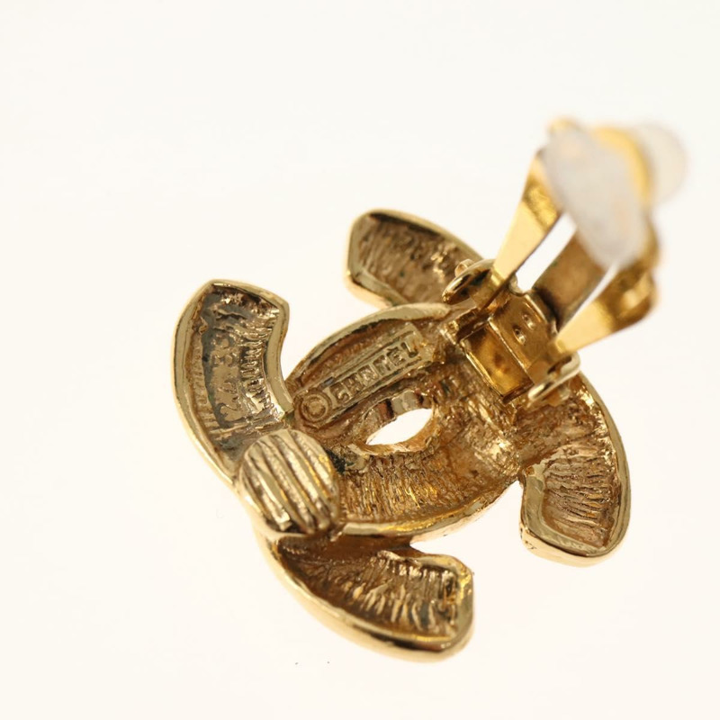 【日本直送】香奈兒耳環金屬金 CC 正品 BA5788V-5