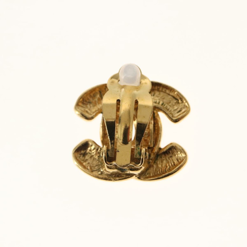【日本直送】香奈兒耳環金屬金 CC 正品 BA5788V-7