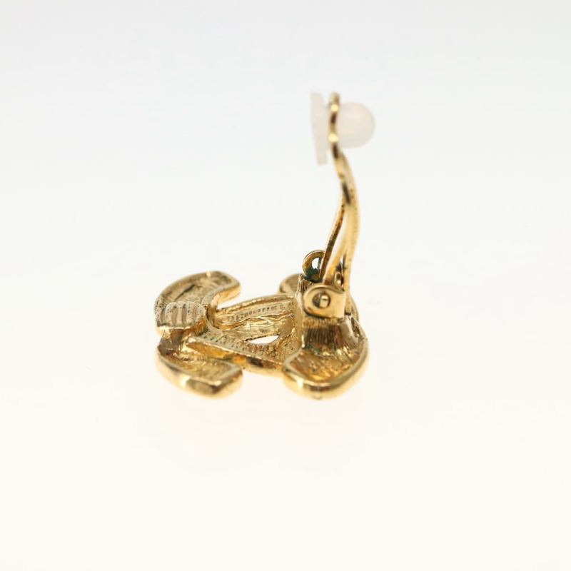 【日本直送】香奈兒耳環金屬金 CC 正品 BA5788V-8