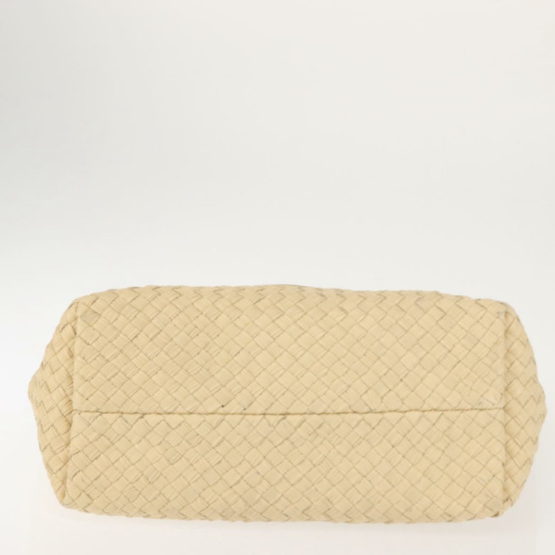 【日本直送】BOTTEGA VENETA INTRECCIATO Cabas 小號手提包 皮革 米色 141498 正品 BA5771-4