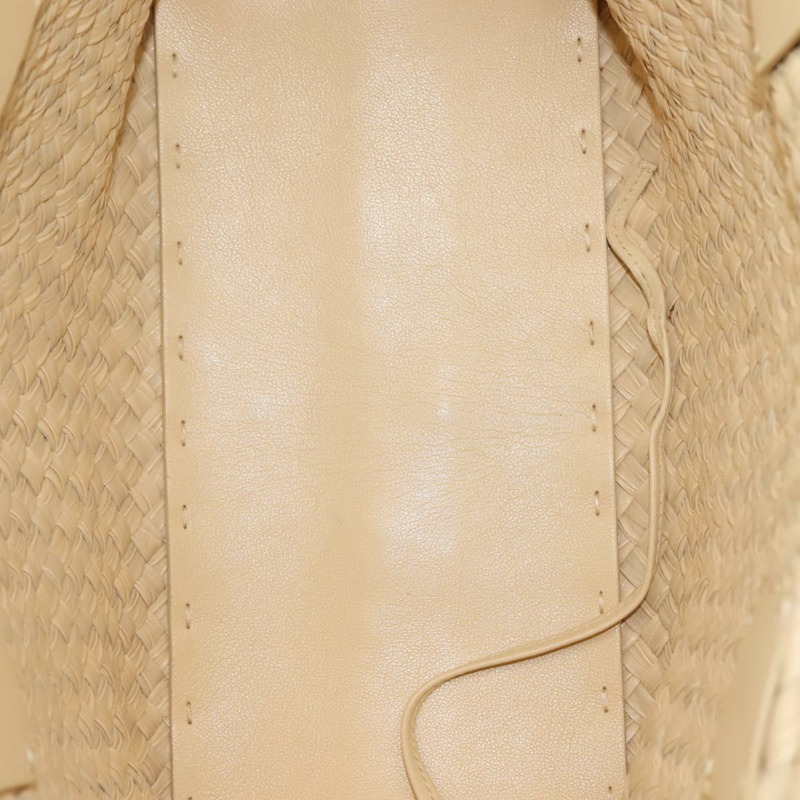 【日本直送】BOTTEGA VENETA INTRECCIATO Cabas 小號手提包 皮革 米色 141498 正品 BA5771-9