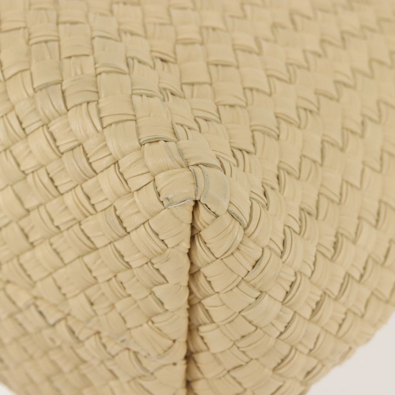 【日本直送】BOTTEGA VENETA INTRECCIATO Cabas 小號手提包 皮革 米色 141498 正品 BA5771-13