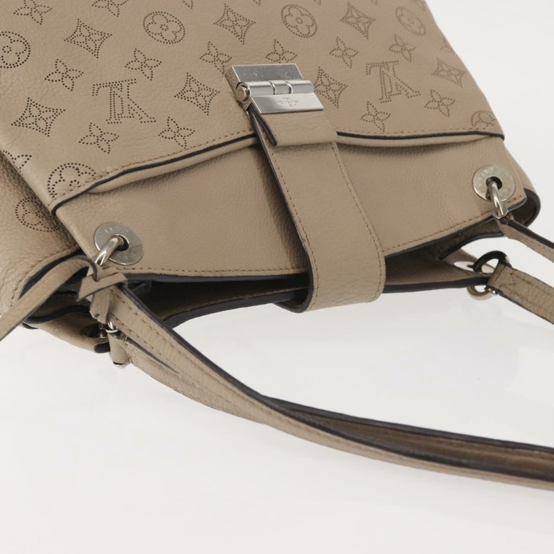 【日本直送】路易威登 Monogram Mahina Sevres 包皮革米色 M41791 LV 授權 BA6064-5