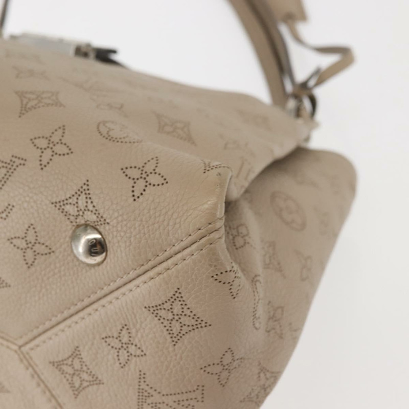 【日本直送】路易威登 Monogram Mahina Sevres 包皮革米色 M41791 LV 授權 BA6064-13
