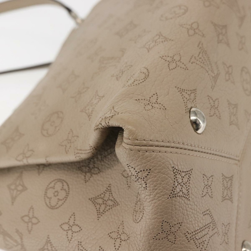 【日本直送】路易威登 Monogram Mahina Sevres 包皮革米色 M41791 LV 授權 BA6064-14