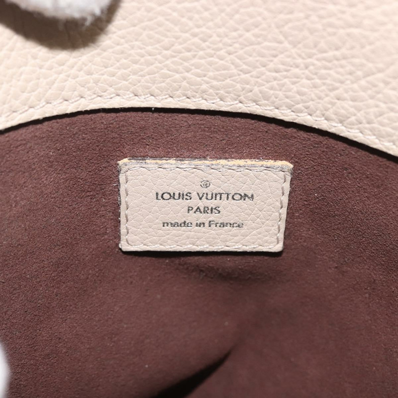 【日本直送】路易威登 Monogram Mahina Sevres 包皮革米色 M41791 LV 授權 BA6064-17