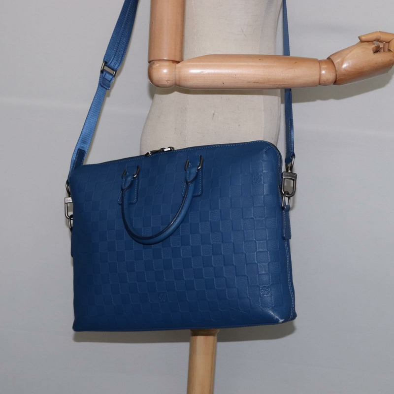 【日本直送】路易威登 Damier Infini Porte 文件Jules 包藍色 N41328 正品 143959-24