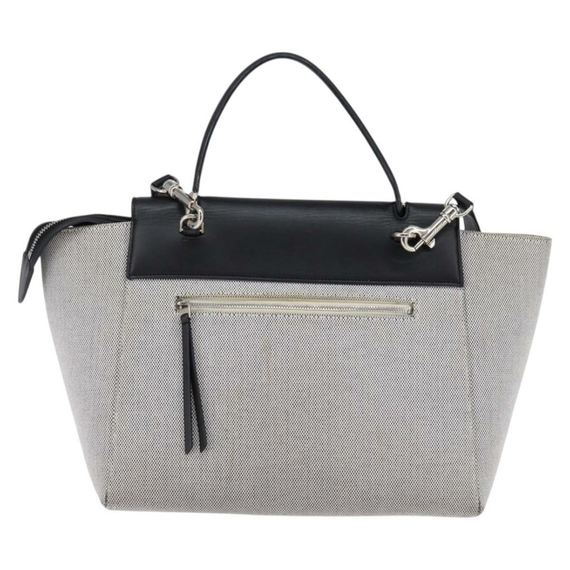 【日本直送】CELINE 腰包手袋帆布皮革灰色銀色正品 BA6188-1