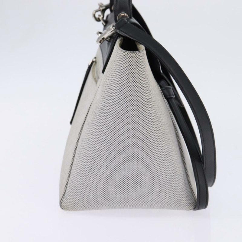 【日本直送】CELINE 腰包手袋帆布皮革灰色銀色正品 BA6188-2