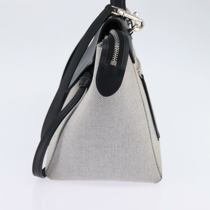 【日本直送】CELINE 腰包手袋帆布皮革灰色銀色正品 BA6188-3