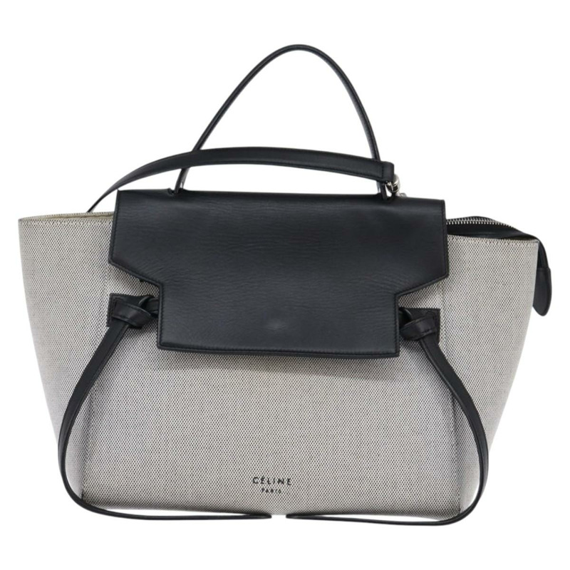 【日本直送】CELINE 腰包手袋帆布皮革灰色銀色正品 BA6188-12