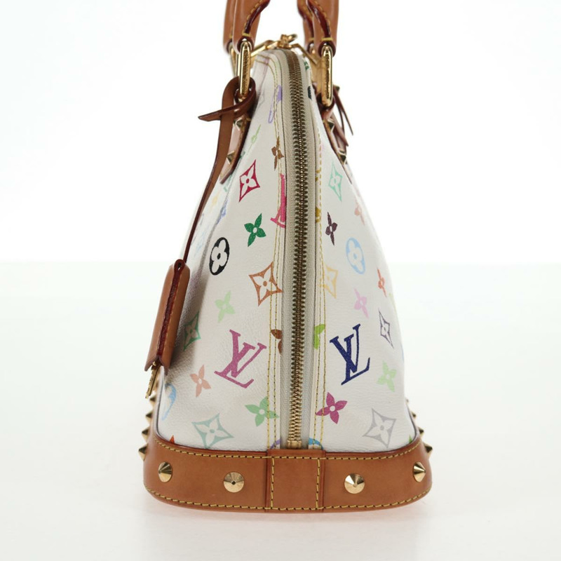 【日本直送】路易威登 Monogram 多色 Alma 手提包白色 M92647 LV 授權 133443V-2