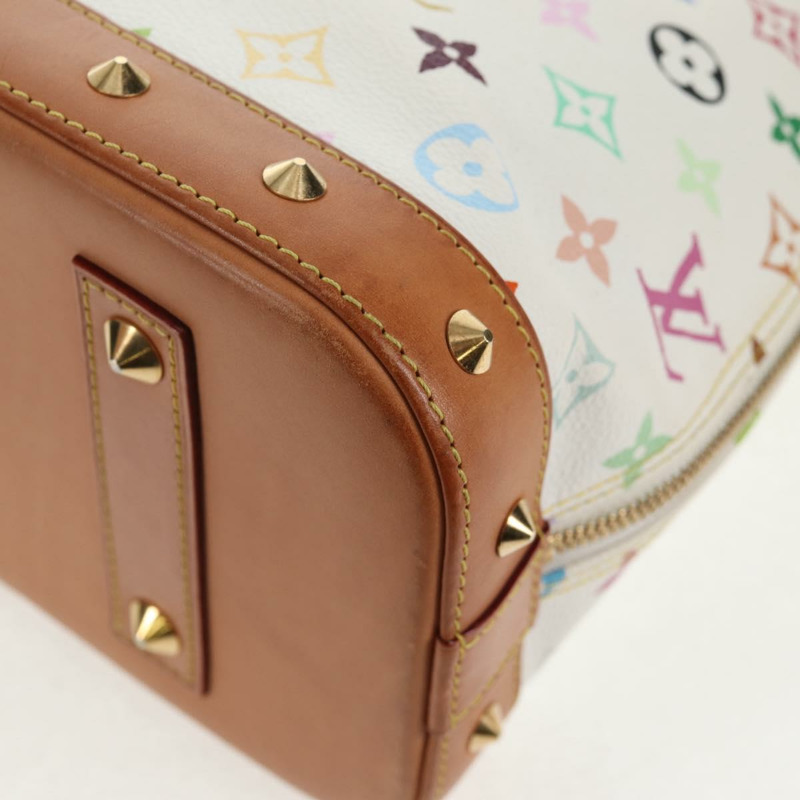 【日本直送】路易威登 Monogram 多色 Alma 手提包白色 M92647 LV 授權 133443V-13