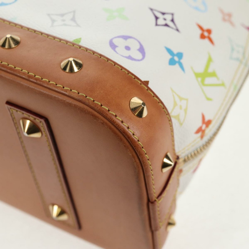 【日本直送】路易威登 Monogram 多色 Alma 手提包白色 M92647 LV 授權 133443V-15