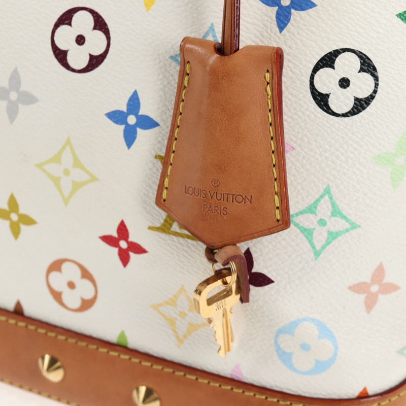 【日本直送】路易威登 Monogram 多色 Alma 手提包白色 M92647 LV 授權 133443V-16