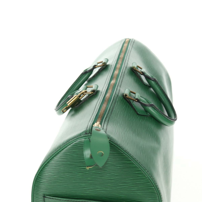 【日本直送】路易威登 Epi Speedy 40 手提包 綠色 M42984 LV 授權 144244A-5