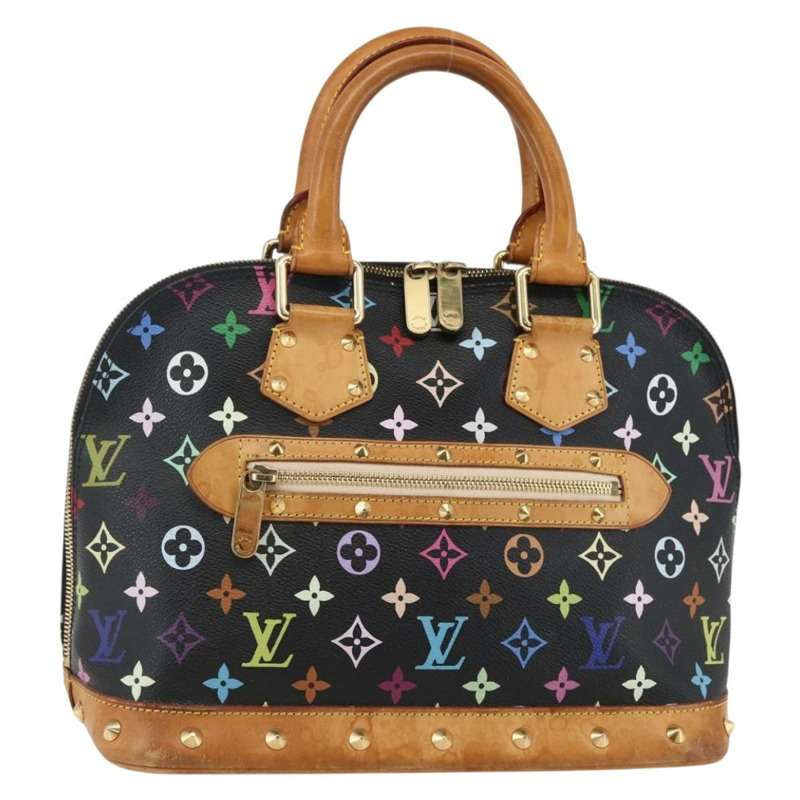 【日本直送】路易威登 Monogram 多色 Alma 手提包 黑色 M92646 LV 授權 128178A-0