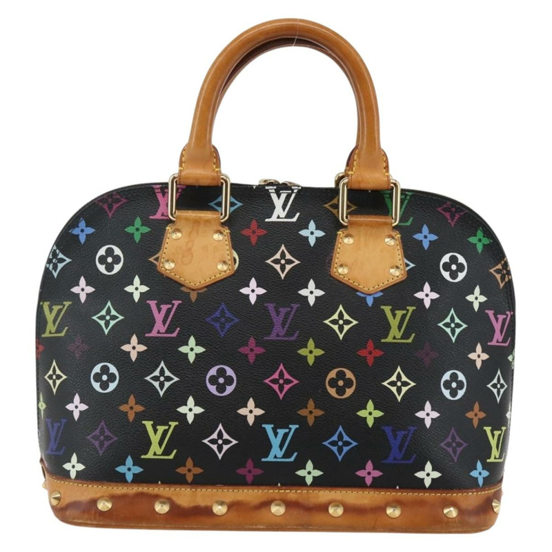 【日本直送】路易威登 Monogram 多色 Alma 手提包 黑色 M92646 LV 授權 128178A-1
