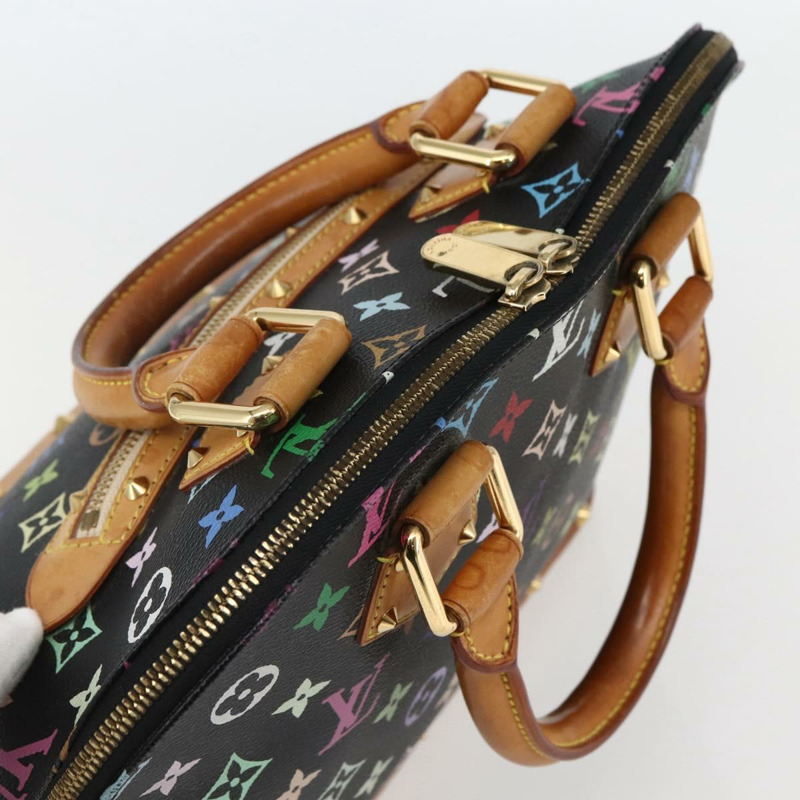 【日本直送】路易威登 Monogram 多色 Alma 手提包 黑色 M92646 LV 授權 128178A-5