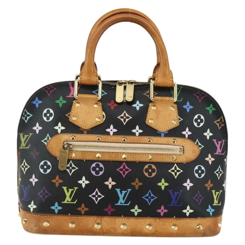 【日本直送】路易威登 Monogram 多色 Alma 手提包 黑色 M92646 LV 授權 128178A-12