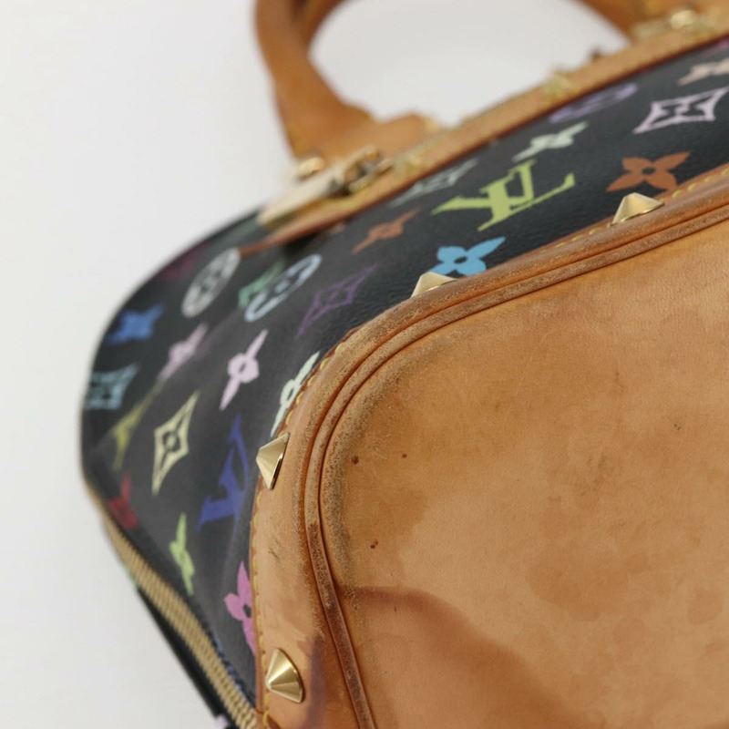 【日本直送】路易威登 Monogram 多色 Alma 手提包 黑色 M92646 LV 授權 128178A-14