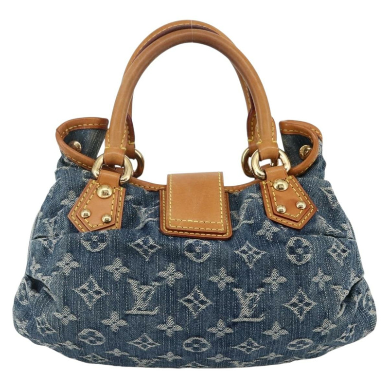 【日本直送】LOUIS VUITTON Monogram 牛仔布 Preity 手提包 藍色 M95020 LV 授權 128188V-1