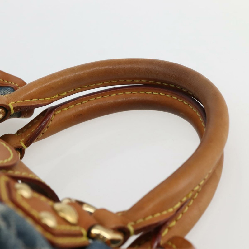 【日本直送】LOUIS VUITTON Monogram 牛仔布 Preity 手提包 藍色 M95020 LV 授權 128188V-7