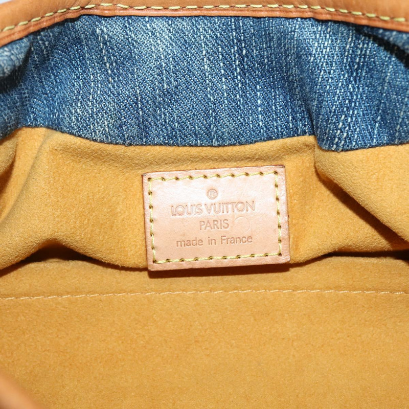 【日本直送】LOUIS VUITTON Monogram 牛仔布 Preity 手提包 藍色 M95020 LV 授權 128188V-17