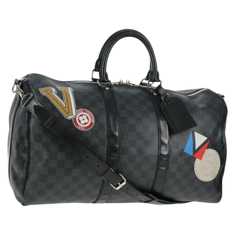 【日本直送】路易威登 Damier Graphite Keepall Bandouliere 45 包 N41057 LV 授權 141724V-0