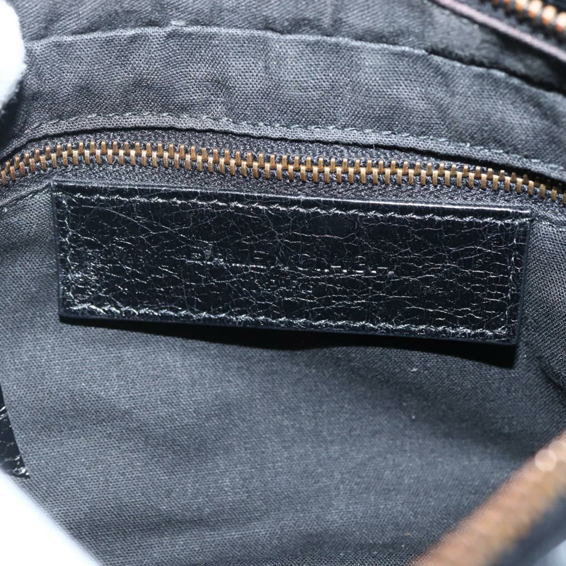 【日本直送】BALENCIAGA The Hip 單肩包 皮革 黑色 242803 正品 128176V-16