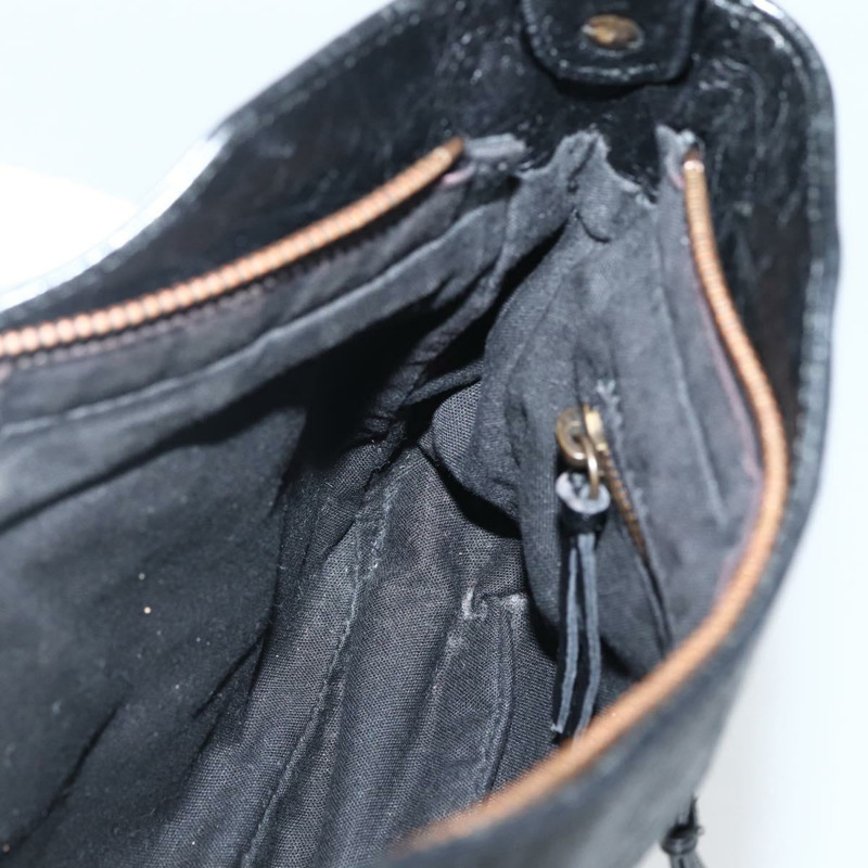 【日本直送】BALENCIAGA The Hip 單肩包 皮革 黑色 242803 正品 128176V-18