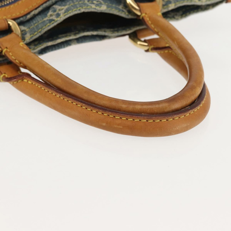 【日本直送】路易威登 Monogram 牛仔布扁平購物托特包藍色 M95018 LV 授權 144442-7