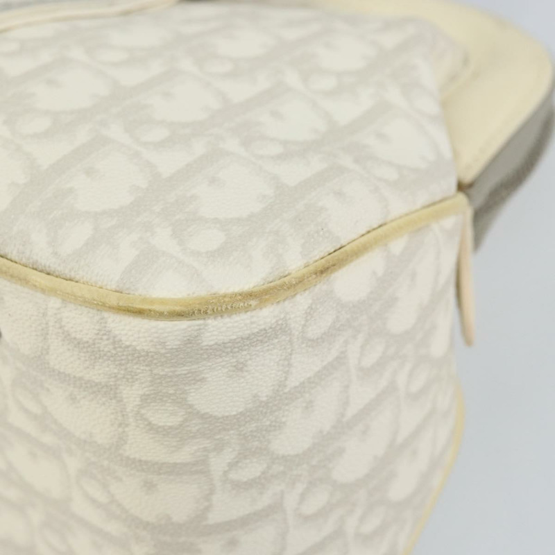 【日本直送】Christian Dior Trotter 帆布鏈條浪漫托特包 PVC 白色正品 144916V-7