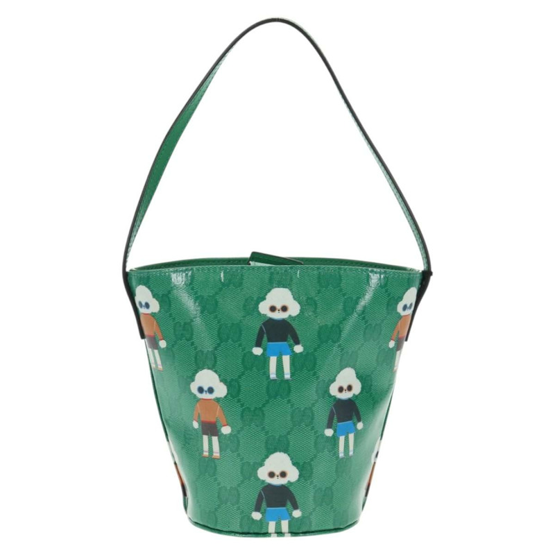 【日本直送】GUCCI GG 水晶兒童金承妍包金綠色 752356 正品 144816V-1