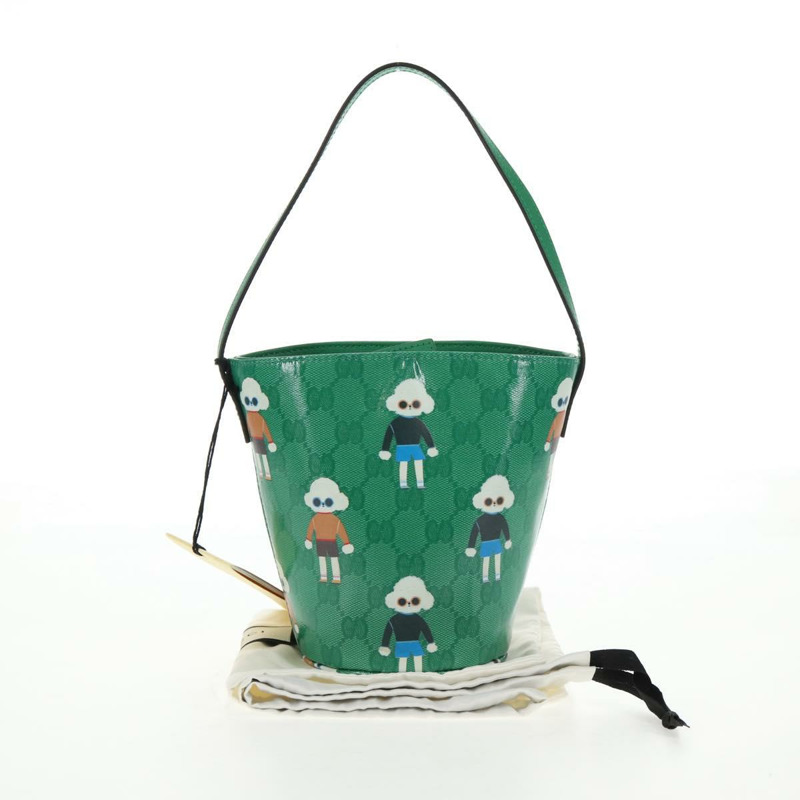 【日本直送】GUCCI GG 水晶兒童金承妍包金綠色 752356 正品 144816V-11