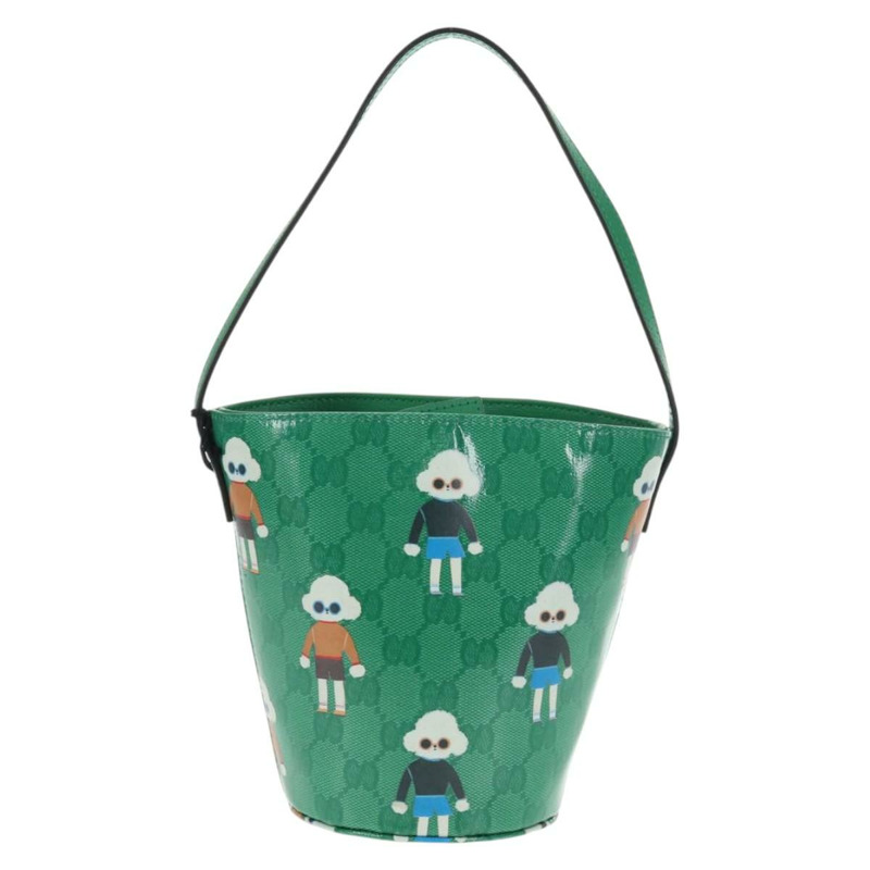 【日本直送】GUCCI GG 水晶兒童金承妍包金綠色 752356 正品 144816V-12